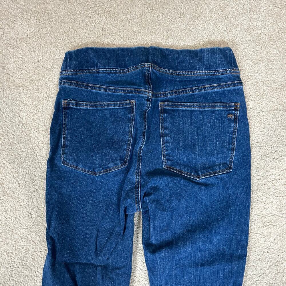 Madewell Blue Pull on Jeans Medium wash Blue Denim Skinny Mid Rise Size 26 - Picture 5 of 9